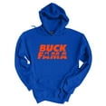 thumbnail image 1 of Florida Hoodie Football Team Color Blue and Orange Florida Buck Fama Funny Gator Mens Hooded Sweatshirt-Royal Blue-medium, 1 of 4