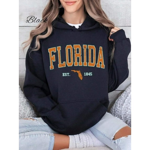 Florida Hoodie | Retro Sunshine State Sweatshirt | Florida Beach Pullover | Unisex Cozy Travel Hoodie | Florida Gift Idea | State Pride Gift