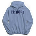 thumbnail image 1 of Florida Humor Graphic Light Blue Men's Crewneck Sweatshirt Hoodie, 1 of 1