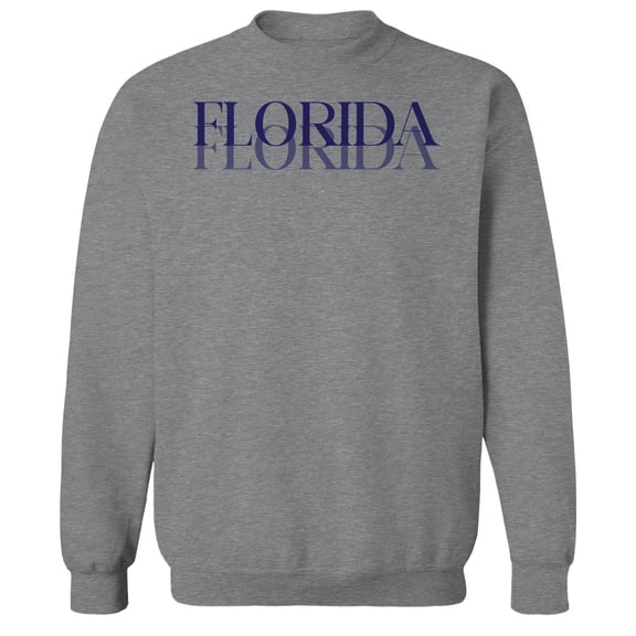 Florida Humor Graphic Sport Grey Men's Crewneck Sweatshirt
