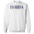 thumbnail image 1 of Florida Humor Graphic White Men's Crewneck Sweatshirt, 1 of 1