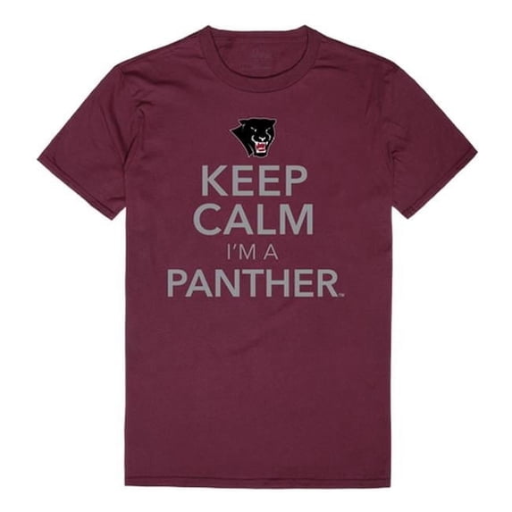 Florida Institute of Technology Men Keep Calm T-Shirt, Maroon White - Small
