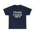 thumbnail image 1 of Florida Is Calling and I Must Go Shirt, Beach Vacation Tee, Vacay - ID: 484, 1 of 7