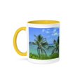 thumbnail image 1 of 3dRose, Florida Key Perfection, 11oz Two-Tone Yellow Mug, 1 of 7