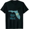 thumbnail image 1 of Florida Keys Map Key West T-Shirt, 1 of 5