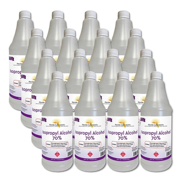 Florida Laboratories 70% Isopropyl Alcohol, 16 Quarts