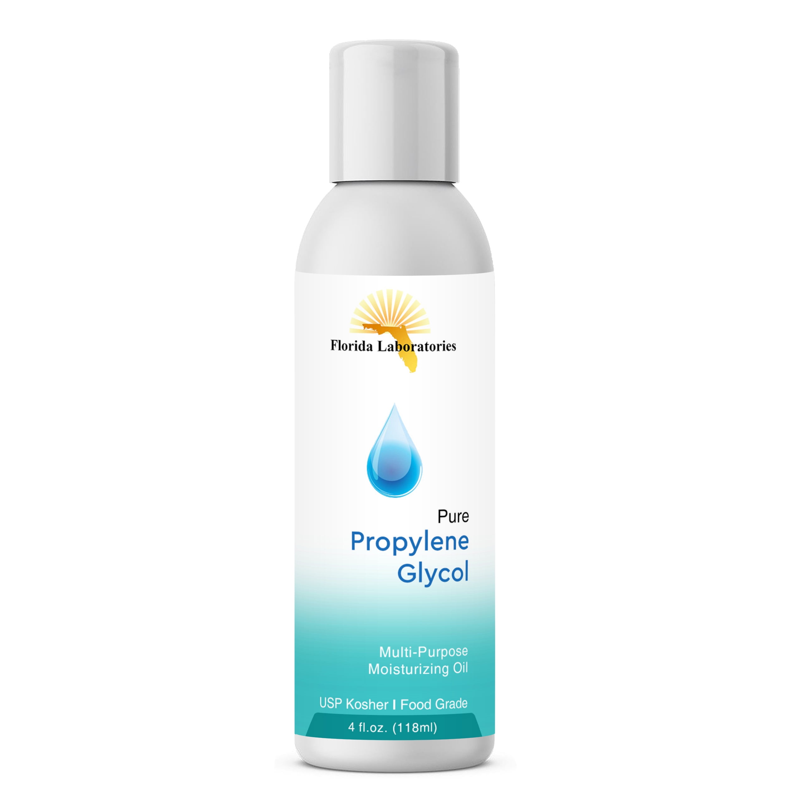 Florida Laboratories Bottle Propylene Glycol USP Food Grade Kosher 4 oz