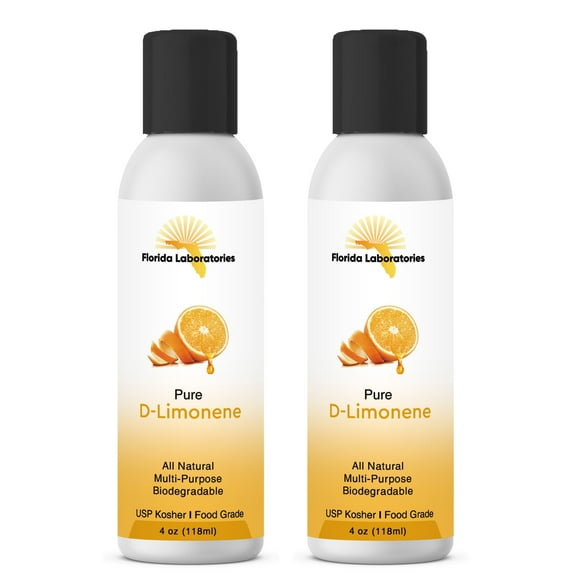 Florida Laboratories Pure D-Limonene and 100% FOOD GRADE Orange Oil Citrus Solvent