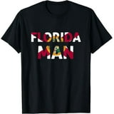 Florida Man & Florida State Flag T-Shirt - Walmart.com