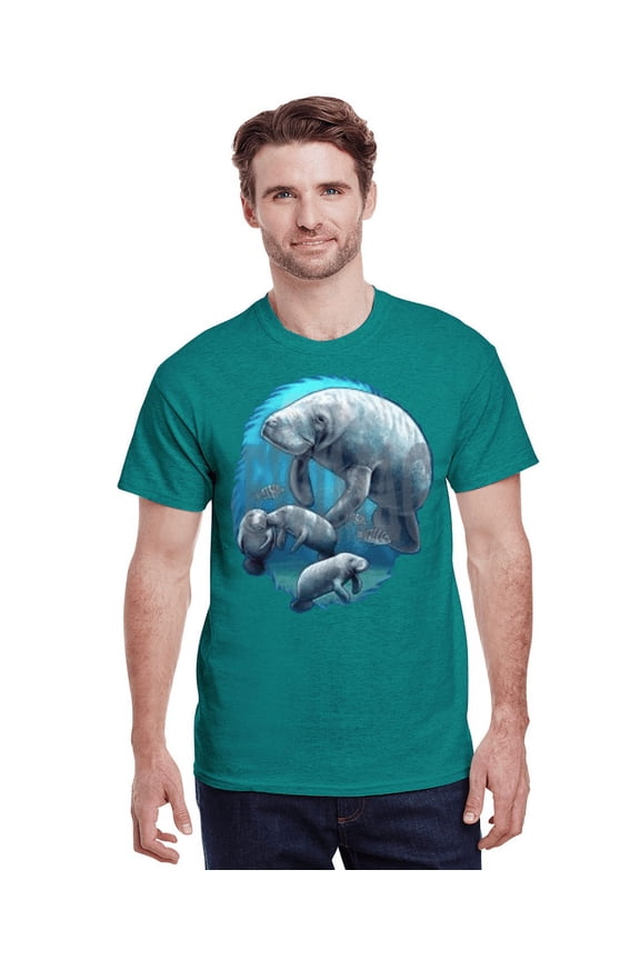 Florida Manatee T-shirt Mens Graphic Tees