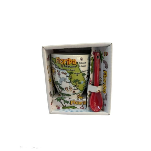 Florida Map Espresso Cer.Spn/Mug