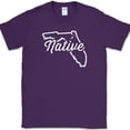 thumbnail image 1 of Florida Native T-Shirt Funny Humor State Pride Location Gift Tee - Purple, 2XL, 1 of 1