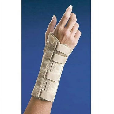 Florida Orthopedics 22-560LGBEG SoftForm Light Support Elegant Wrist Brace, Large / Right - Beige