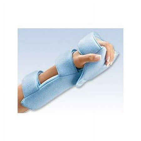 florida orthopedics healwell grip splint wrist hand finger orthosis (whfo), left/right, light blue