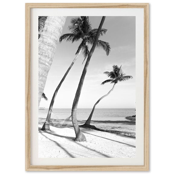 Florida Palm Tree Beach Wall Art Home Decor Unframed Paper Print