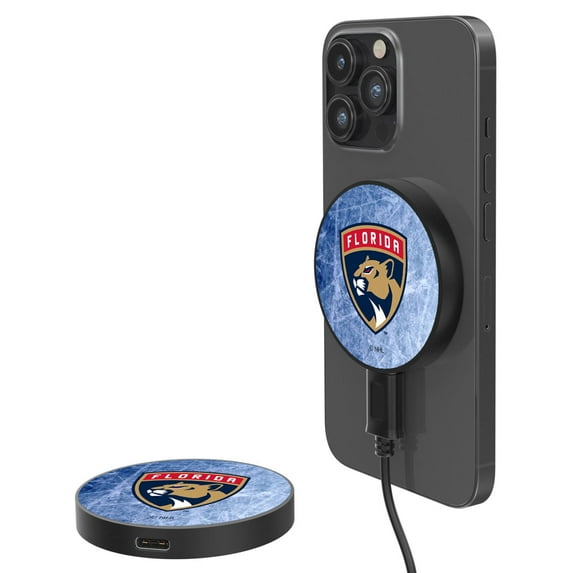 Florida Panthers 10-Watt Ice Flood Design Wireless Magnetic Charger