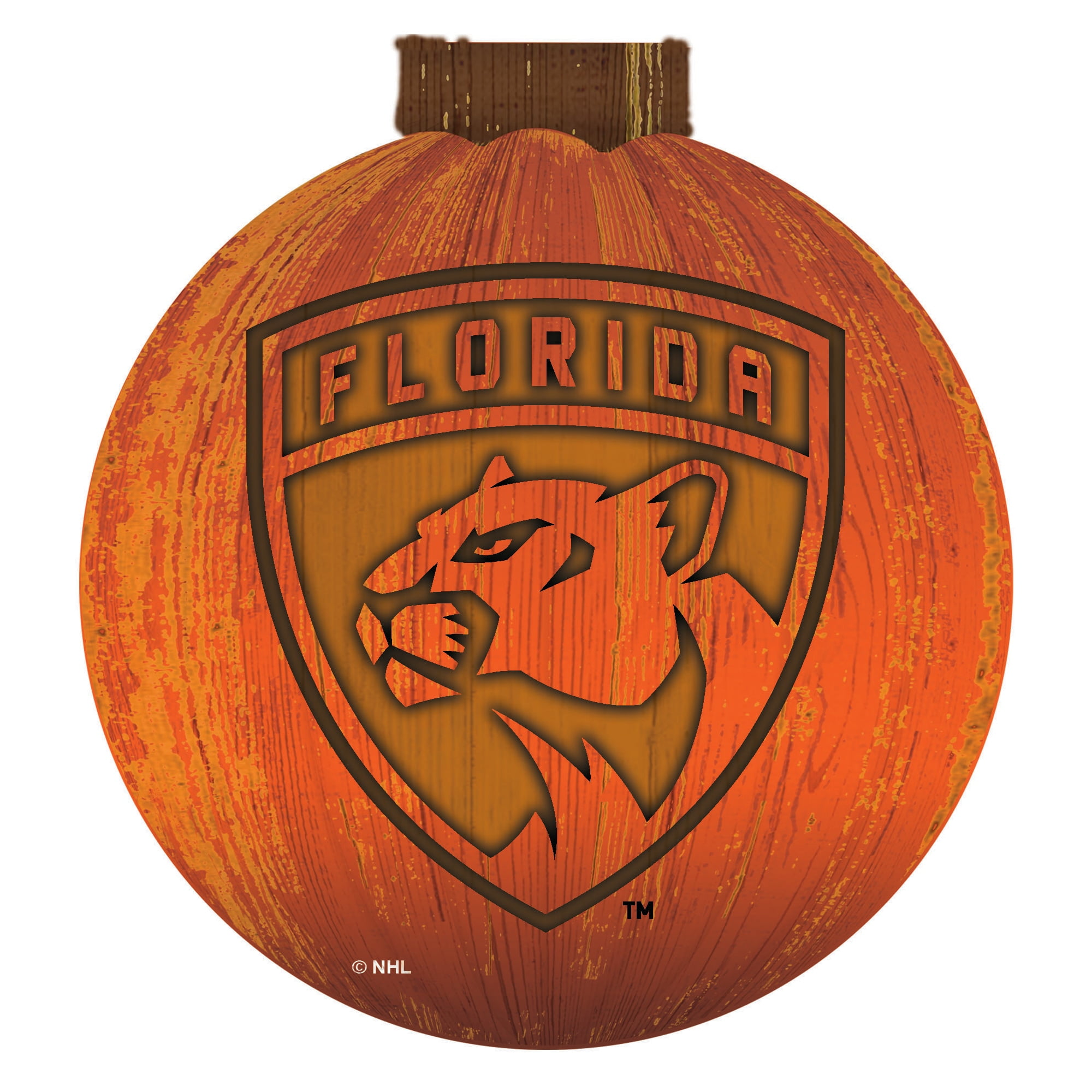 Florida Panthers 12'' Pumpkin Sign