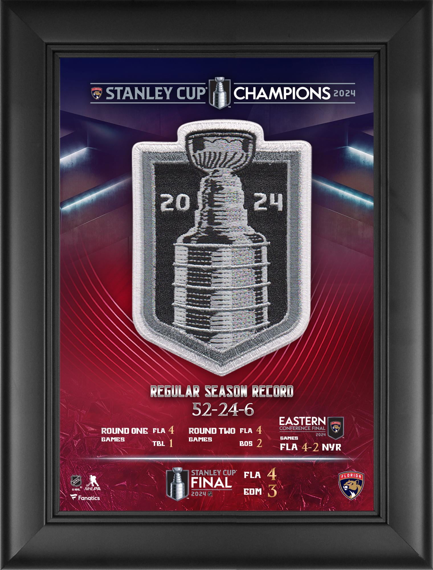 Florida Panthers 2024 Stanley Cup Champions Framed 5" x 7" Collage with