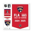thumbnail image 1 of Florida Panthers 2025 Stanley Cup Champions 28" x 50" Banner Repositionable Wall Decal Set, 1 of 1
