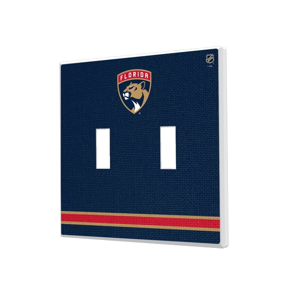 Florida Panthers Double Toggle Lightswitch Plate