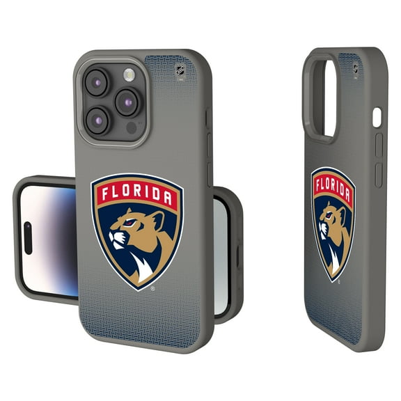 Florida Panthers Linen Logo iPhone Soft Touch Case
