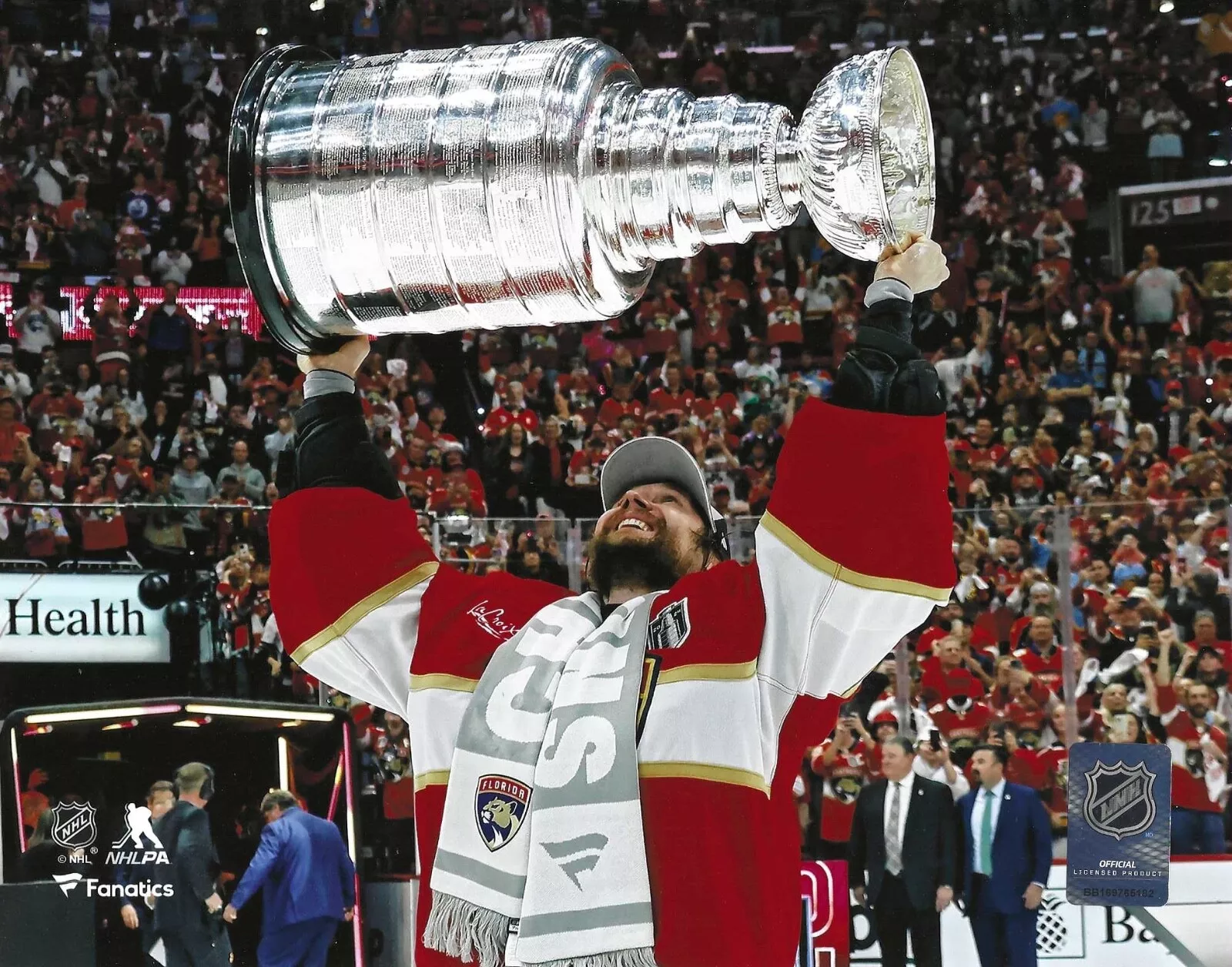 Florida Panthers Sergei Bobrovsky Holds The 2024 Stanley Cup Multi-size