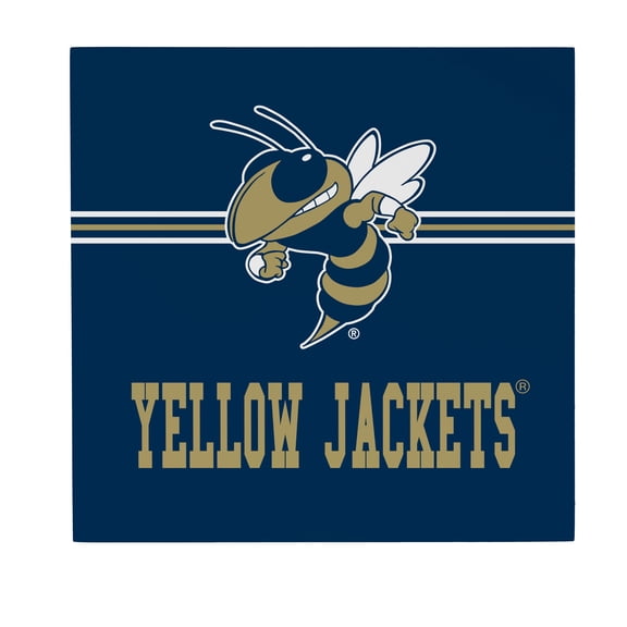 Georgia Tech Yellow Jackets 12" x 12" Wood Wall Sign