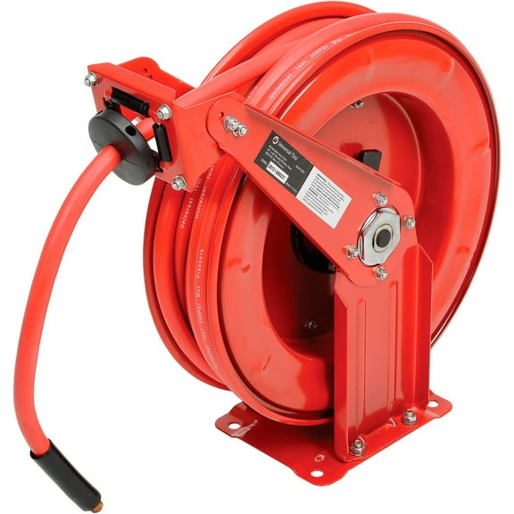 Florida Pneumatic Retractable Hose Reel, 3/8"x50' Hose, 6801
