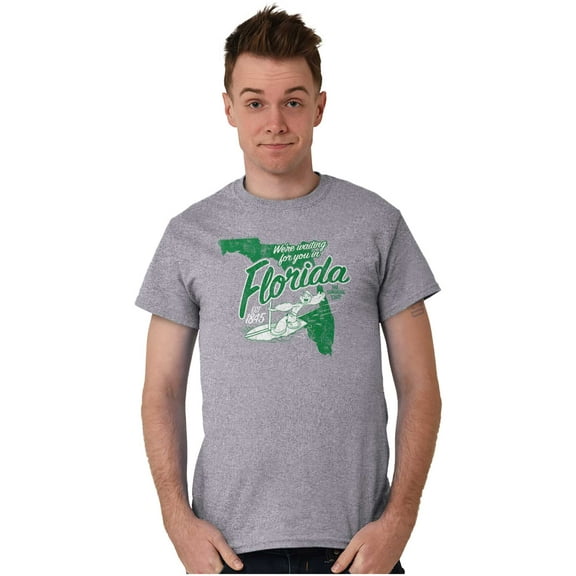 Florida Popeye in the Sunshine State Men's Graphic T Shirt Tees Brisco Brands L