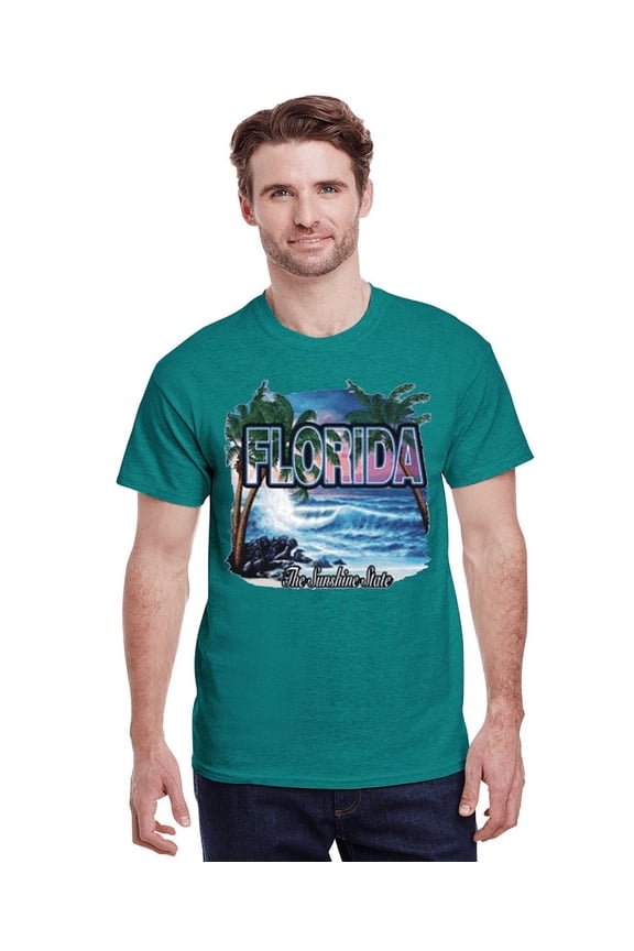 Florida Souvenir Palm Trees T-shirt Mens Graphic Tees