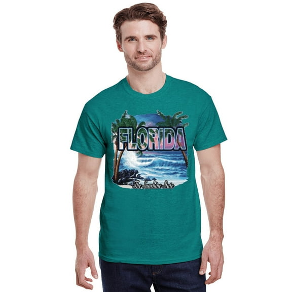Florida Souvenir Palm Trees T-shirt Mens Graphic Tees