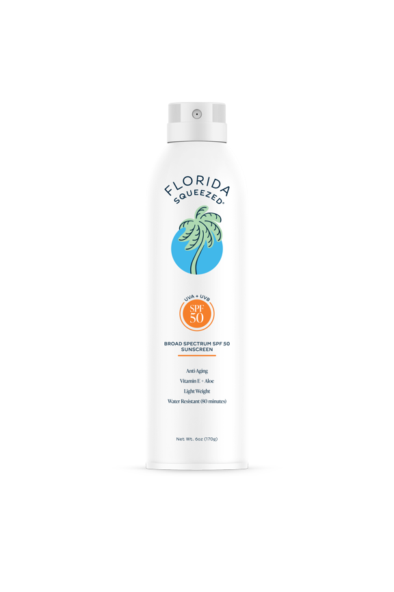 SPF 50 Sunscreen Spray, Non-Aerosol Continuous Spray with Vitamin E, Broad Spectrum UVA/UVB Protection, Lightweight Feel, Water Resistant, Free from Parabens & Phthalates