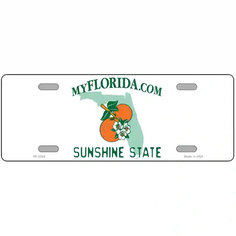 Custom Florida State Novelty License Plate – Add Your Own Text – Aluminum Metal Tag