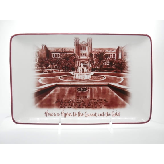 Florida State Campus Ceramic Trinket Tray