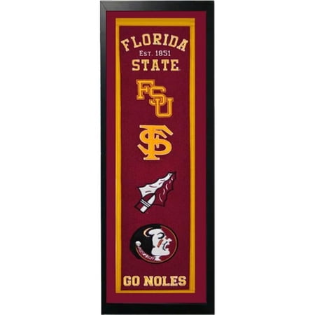Encore Select 109-18 Florida State Logo History Felt Banner - 14 x 37 in.