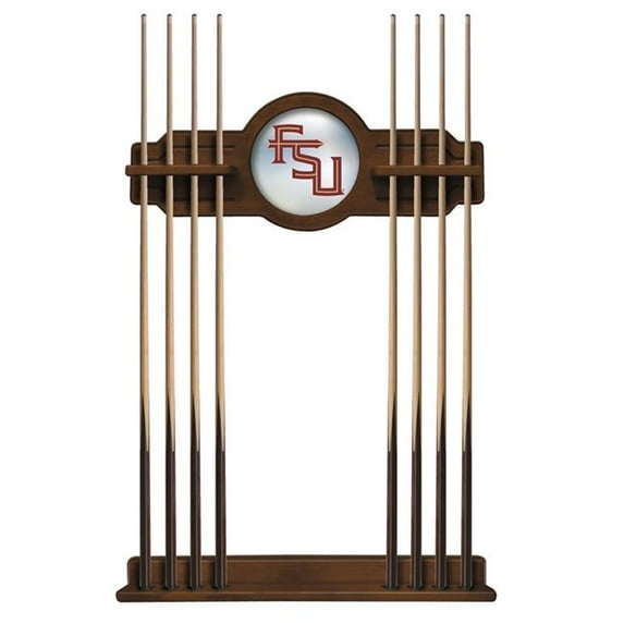 Florida State Seminoles Script Eight Stick Pool Cue Rack - Chardonnay