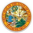 thumbnail image 1 of Florida State Seal - 8" Vinyl Sticker - For Car Laptop I-Pad - Waterproof Decal, 1 of 1