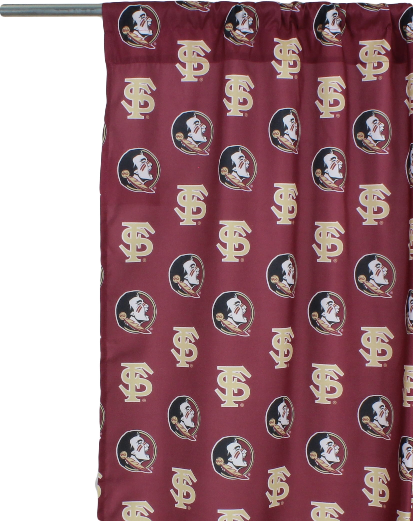 Florida State Seminoles 100% Polyester, 63" Curtain Panels, Set of 2