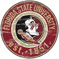 thumbnail image 1 of Florida State Seminoles 23.5" Distressed Round Sign, 1 of 2