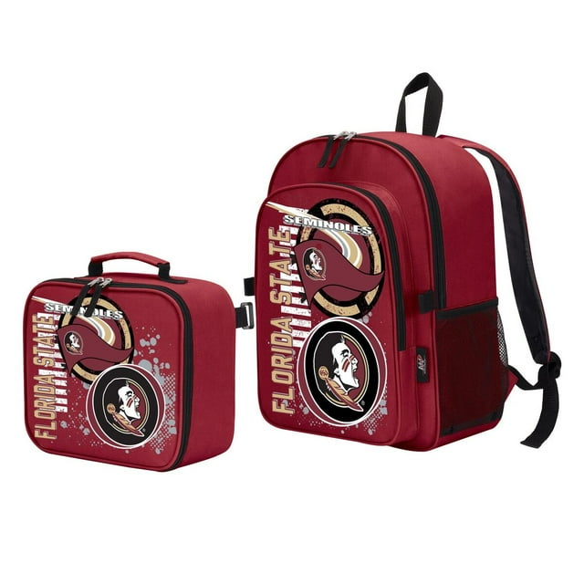 Florida State Seminoles "Accelerator" Backpack and Lunch Kit Set