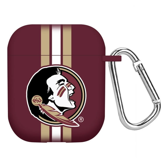 Florida State Seminoles HD Case Cover Compatible with Apple AirPods Gen 1 & 2 (Stripes) by Affinity Bands
