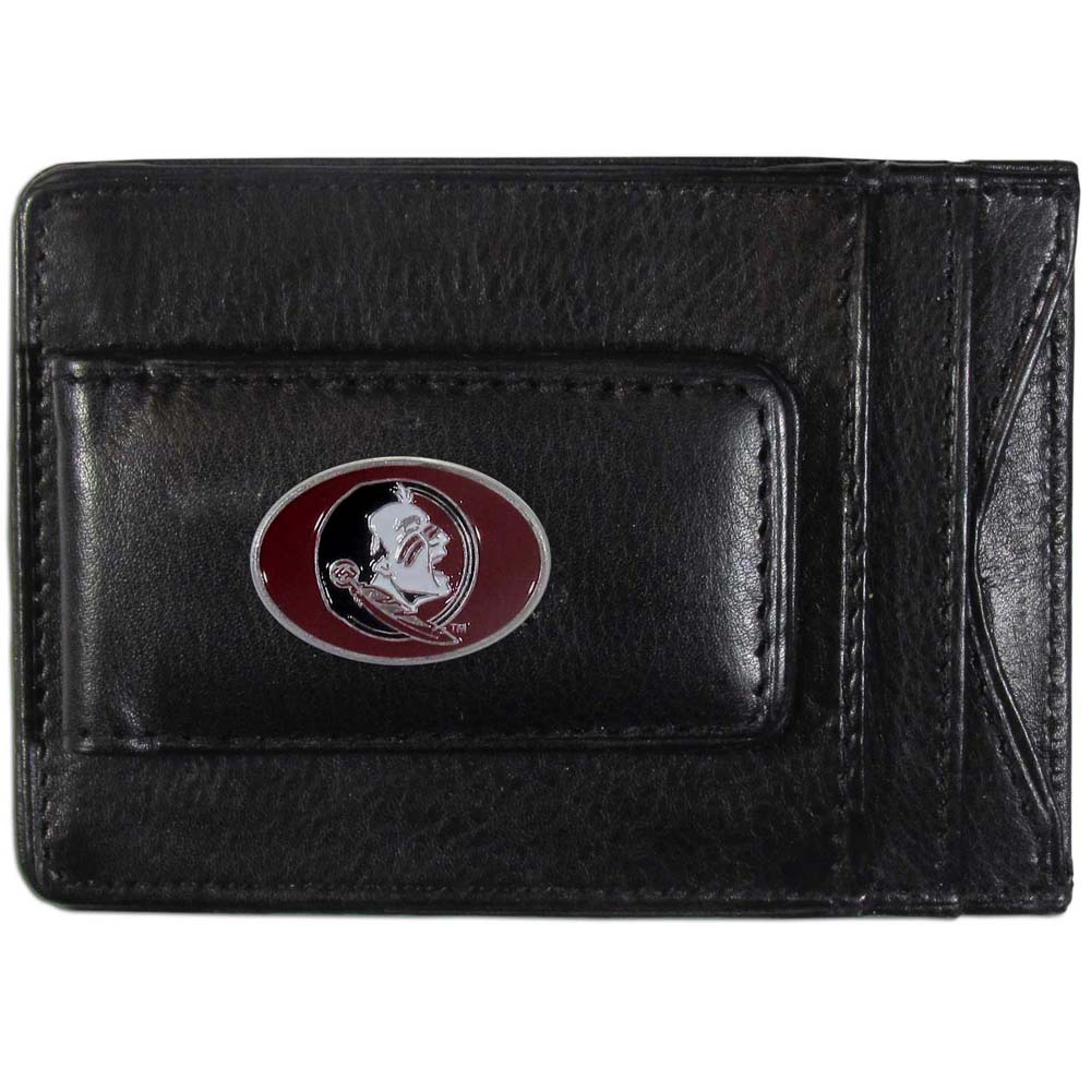 Florida State Seminoles NCAA Leather Cash & Cardholder by Siskiyou 036200 - image 1 of 2
