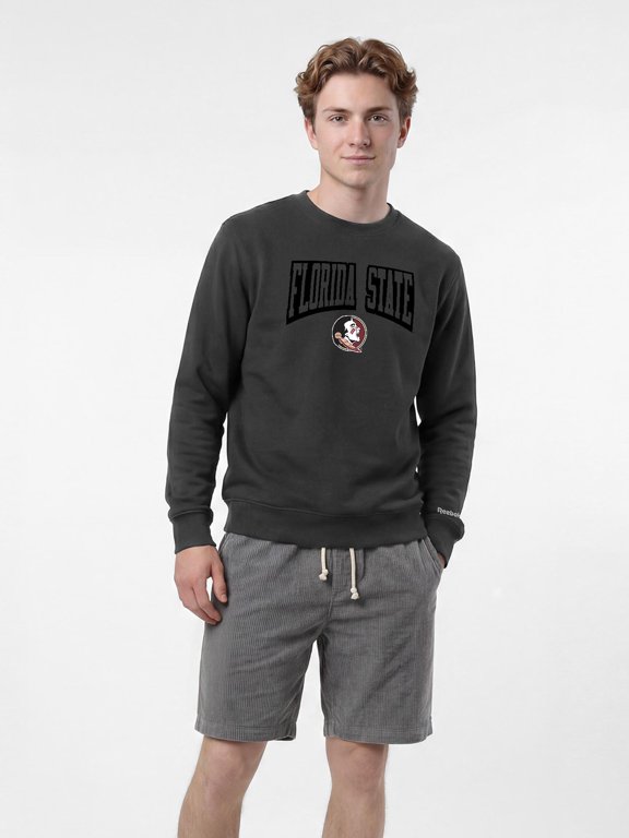 Reebok Mens Black Crew Neck Sweatshirt