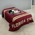 thumbnail image 1 of Florida State Seminoles Reversible Big Logo Soft and Colorful Comforter, Queen, 1 of 6