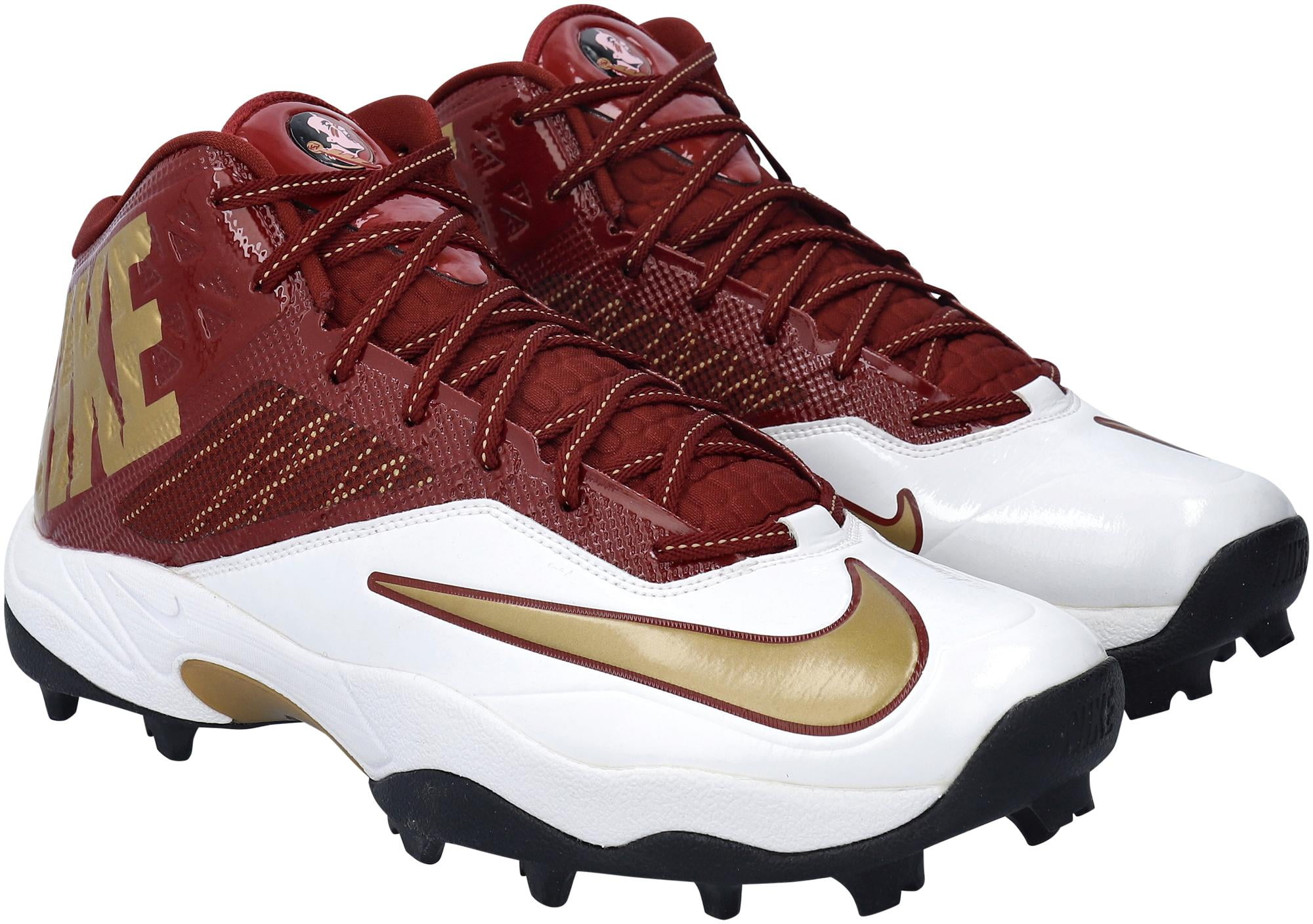 Florida State Seminoles Team Issued Maroon Shark Elite Cleats from