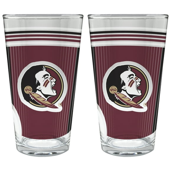 Florida State Seminoles Two-Piece 16oz. Pint Glass Set