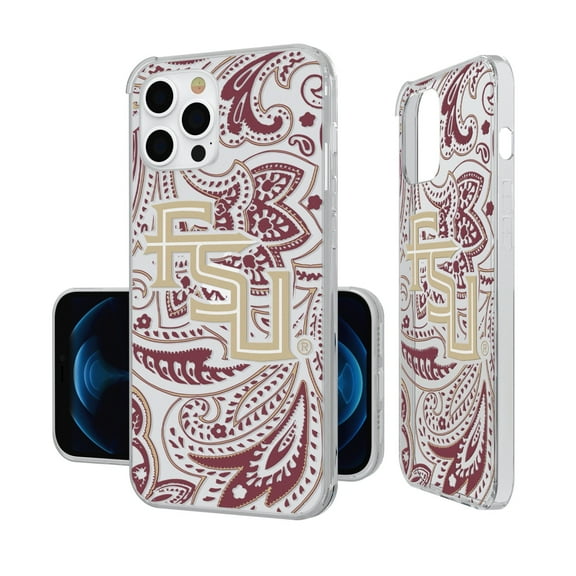 Florida State Seminoles iPhone Paisley Design Clear Case