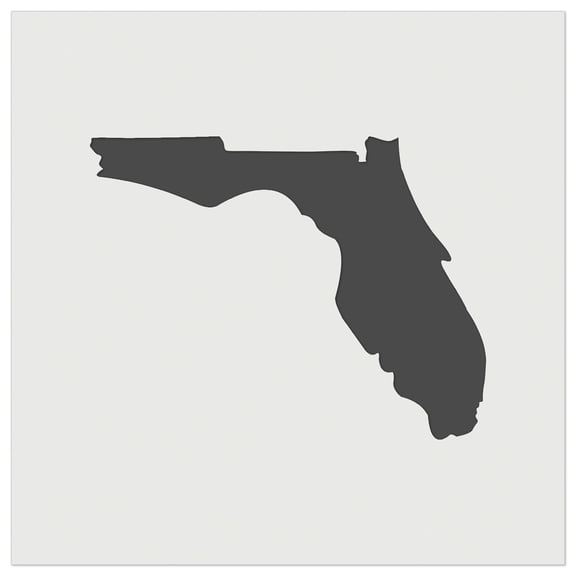 Florida State Silhouette DIY Cookie Wall Craft Stencil - 11.5 Inch