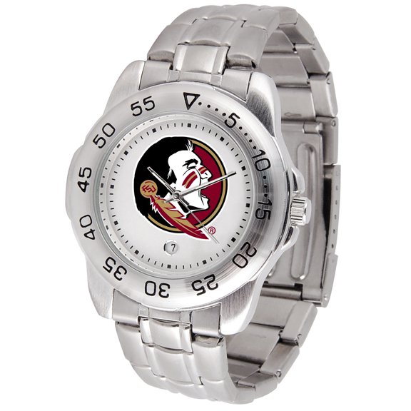 White Florida State Seminoles Sport Steel Watch