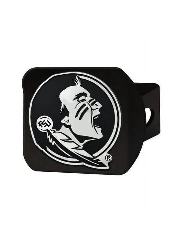 Florida State University Black Metal Hitch Cover